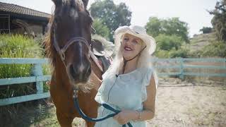 Horseback Riding on Champion Race Horse in San Diego [upl. by Anihs]