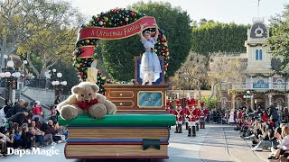 A Christmas Fantasy Parade  Holidays at Disneyland 2022 [upl. by Nodab]