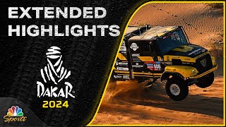 Stage 6 Day 1  2024 Dakar Rally  EXTENDED HIGHLIGHTS  11124  Motorsports on NBC [upl. by Sidwohl]