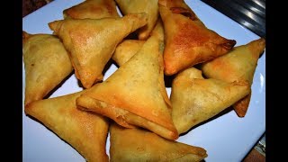 Mauritian Cuisine Chicken Samosa Recipe step by step  Samoussa au poulet Mauricienne [upl. by Melbourne862]