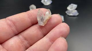 Rare Dumortierite Quartz Crystal Dumortierite in Quartz [upl. by Mak]