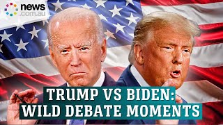 Trump vs Biden Wildest moments from their 2020 debates [upl. by Sisto]