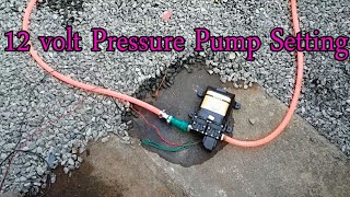 High Pressure 12v DC Water Pump Sprayer Double High Performance Motor install [upl. by Guilbert]