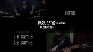 JP X Tracero23  Para Sayo Parokya Ni Edgar Drums amp Bass Only [upl. by Zullo]