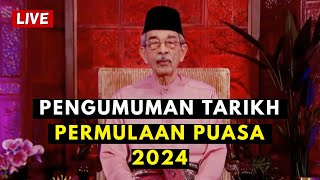 Tarikh Puasa Ramadan 2024  Pengumuman Puasa Ramadhan 1445H [upl. by Nagaek]