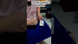 COLOR change trick 😔😄 tutorial cardgame cards cardmagictric cardtrick funny cardsgame tricks [upl. by Notsuh761]