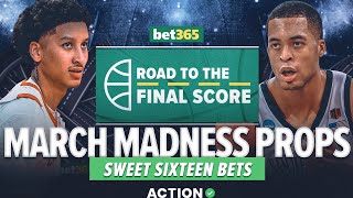 Bet THESE NCAA Tournament Sweet Sixteen Props Now Nick Giffen amp Sean Koerner March Madness Picks [upl. by Nebur]