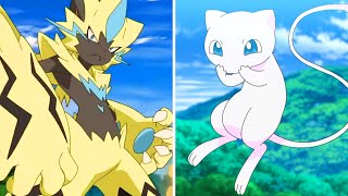 Mew VS Zeraora  Mythical Pokemon Battle [upl. by Yrrad]