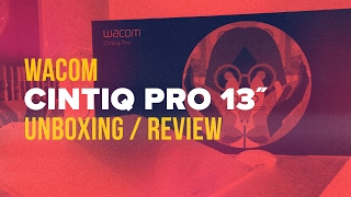 Wacom CINTIQ PRO 133quot Unboxing  review español [upl. by Odicalp851]