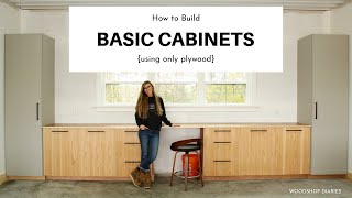 How to Build Basic CabinetsUsing ONLY PLYWOOD [upl. by Nawyt]