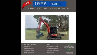 OSMA TFK70DT mulcher [upl. by Takara]