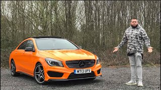 WHY DOES EVERYONE BUY AN AMG LINE MERCEDES  2013 Mercedes CLA Review [upl. by Fasta]