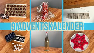 9 einfache Adventskalender Ideen zum selber machen [upl. by Elleinaj93]