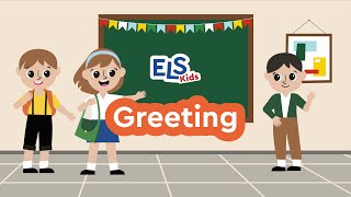 Greeting kids videoWhats your nameIntroducing yourself for kids [upl. by Gyasi]