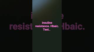 insuline resistanceHba1CDr Humaira Amdleeb [upl. by Donovan]