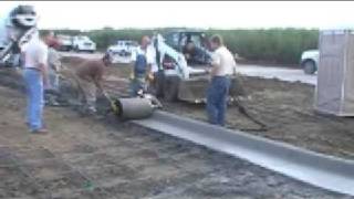 How to pour a curb and gutter  CurbRoller [upl. by Deming866]