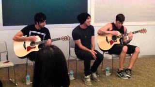 All Time Low  Time Bomb Acoustic [upl. by Garett432]