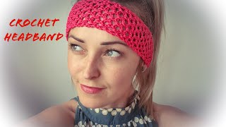 HEADBAND FOR EVERYDAY FASHION HOW TO CROCHET HEADBAND SUPER EASY AND FAST  DIY FOR BEGINNERS [upl. by Luebke]