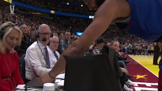 Jamal Murray catches a fly and gives it to Doris Burke 🤣  NBA on ESPN [upl. by Ymmac]