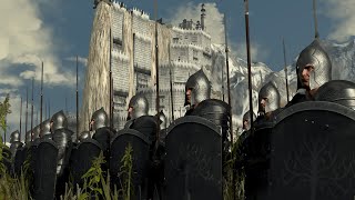 The Great Battle Of Minas Tirith  Gondor Vs Mordor  12000 Unit Lord of The Rings Battle [upl. by Bat]