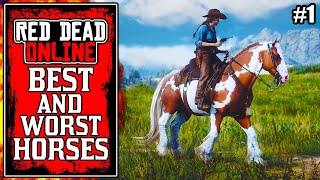 RANKING Every Role Horse From WORST to BEST in Red Dead Online RDR2 Best Horses [upl. by Sellma]