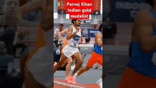 Parvez Khan Indian gold medalist sports athlete athletics hashtags hot viral video [upl. by Khanna]