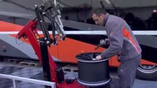 Hankook DTM race tire assembly [upl. by Slosberg847]