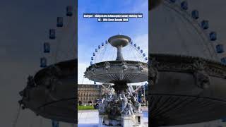 Stuttgart  Schlossplatz Sunday Walking Tour 4K  europe nature vlog travel tour walking [upl. by Tavy]