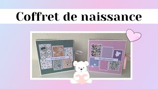 PRÉSENTATION SCRAP Coffret de Naissance x2 [upl. by Odarbil]