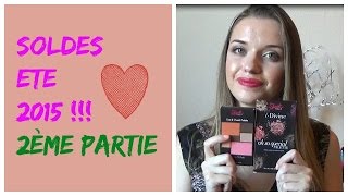 HAUL SOLDES ETE 2015 2 Sephora HampM Camaïeu Maisons du Monde [upl. by Dugaid452]