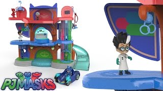 PJ Masks  HQ Headquarters Playset amp All Action Figures [upl. by Erdreid]