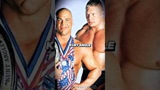 Kurt Angle On Wrestling Brock Lesnar  Joe Rogan shortsfeed joerogan kurtangle brocklesnar [upl. by Patrick]