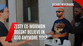 ZESTY EXMORMON PREACHER VS HEBREW ISRAELITES  IS GOD REAL DEBATE PT1 [upl. by Gayn15]