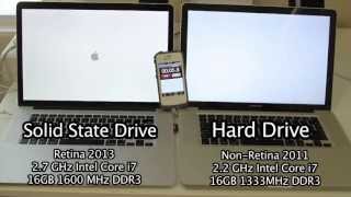 MacBook Pro 15quot  HD vs SSD  speed amp weight   MicBergsma [upl. by Mahau]