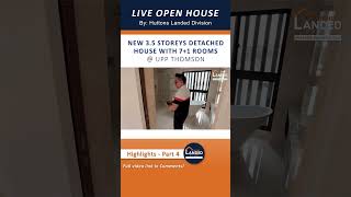 LIVE Open House Highlight 4  Brand New Detached House with 71 Rooms  Upp Thomson [upl. by Tarrah]