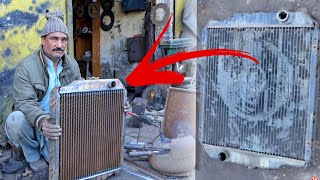 Amazing Technique of restoration radiator  radiator repairing and rust remover part 1 [upl. by Amaris]