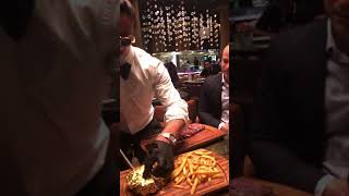 Couple Get Full Salt Bae Experience at Internet Sensations New London Restaurant [upl. by Roselba]