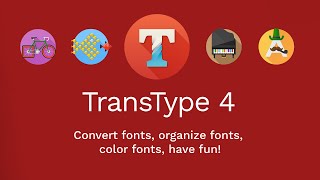 Convert legacy Type 1 fonts to modern OpenType with TransType 4 [upl. by Neleag30]