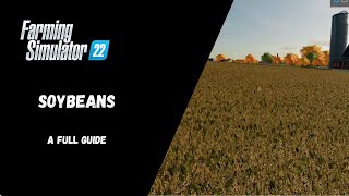 FS22  Soybeans A Full Guide  Farming Simulator 22 [upl. by Piselli547]