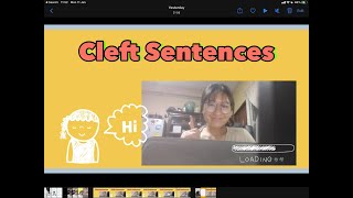 Cleft Sentences Part 1 [upl. by Eltsyrhc]