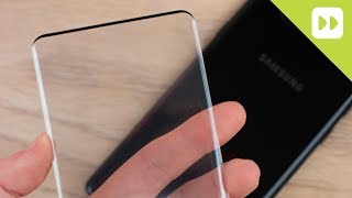 Samsung Galaxy S10 amp S10 Plus Screen Protector Leak  First Hands On Look [upl. by Lachance918]