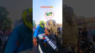 Police vs rider birrider shorts short policevsbiker [upl. by Opiuuk]