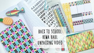 Back to School  HEMA Haul  Unpacking German [upl. by Darreg]