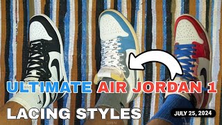 Ultimate Air Jordan 1 Lacing Styles Tokyo Vintage Panda and SpiderVerse Next Chapter [upl. by Hiasi273]