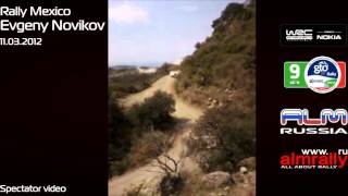 Evgeny Novikov Rally Mexico Crash [upl. by Etnelav]