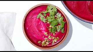 Soup Recipe with Beet and Camu Powder [upl. by Auqenet]