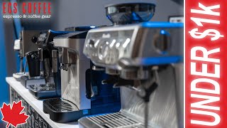 TOP 5 Espresso Machines UNDER 1000 [upl. by Ihcelek]