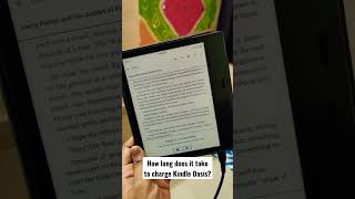 How long does it take to charge Kindle Oasis 10th gen shorts kindle ereader kindleoasis [upl. by Asuncion973]