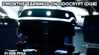 FPGA Earnings Odocrypt Mining After 2 Months Profits amp Electricity F1 Mini Blackminer Digibyte [upl. by Fan]