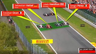 Il Super sorpasso di Vettel su HAMILTON Ora la FERRARI fa Paura [upl. by Bouchard]